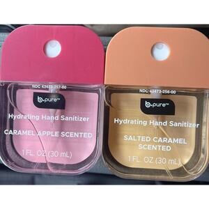 B.Pure 2 Hydrating Hand Sanitizer Sprays: Salted Caramel & Caramel Apple Fall.